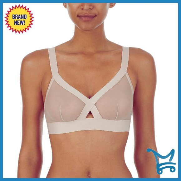 Other - Wirefree Sheer Mesh Bralette with U-Back Support